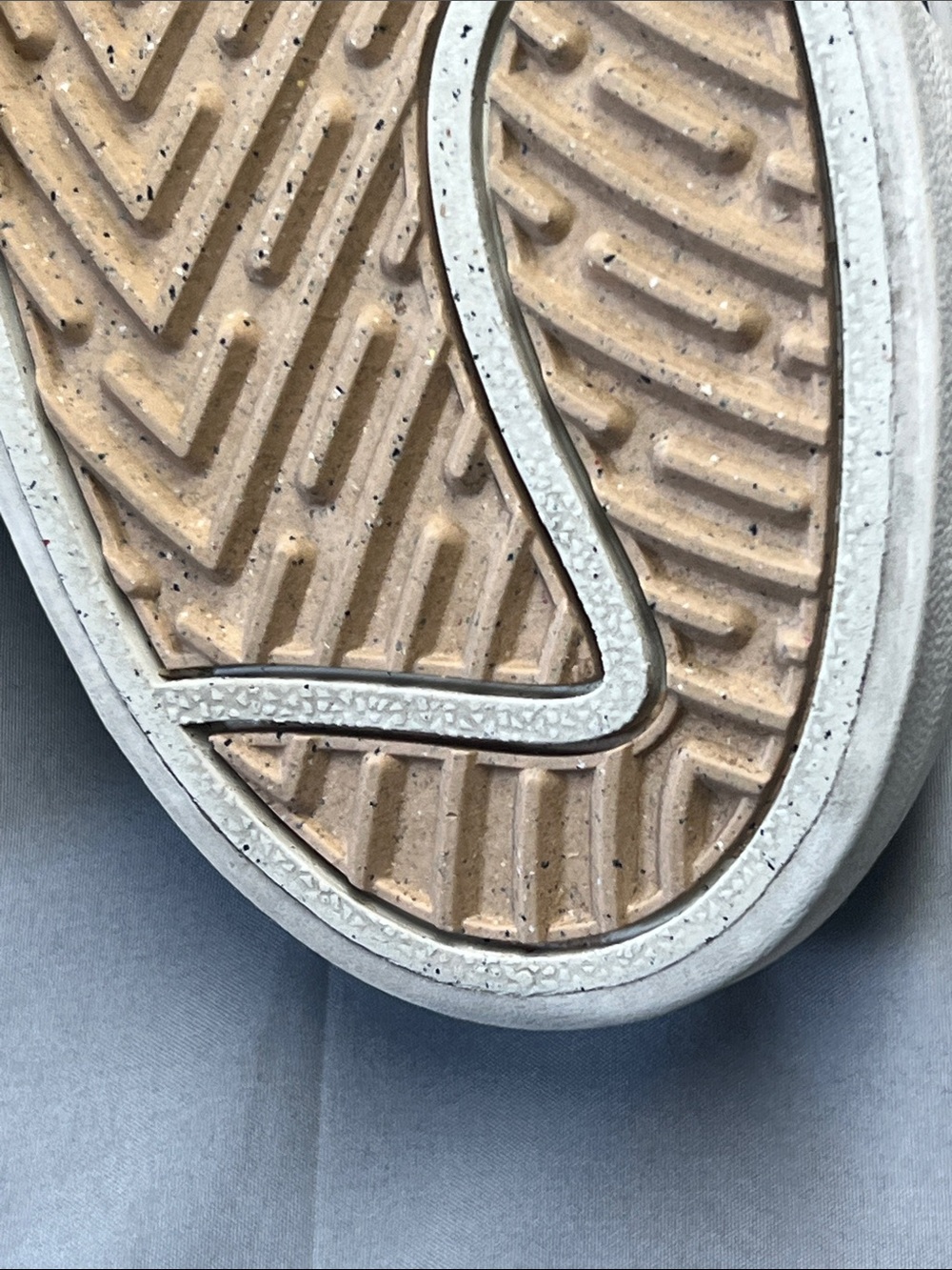 Nike Black Leather Low-Top Sneakers with White Sole and Silver Swoosh - Picture 4 of 10